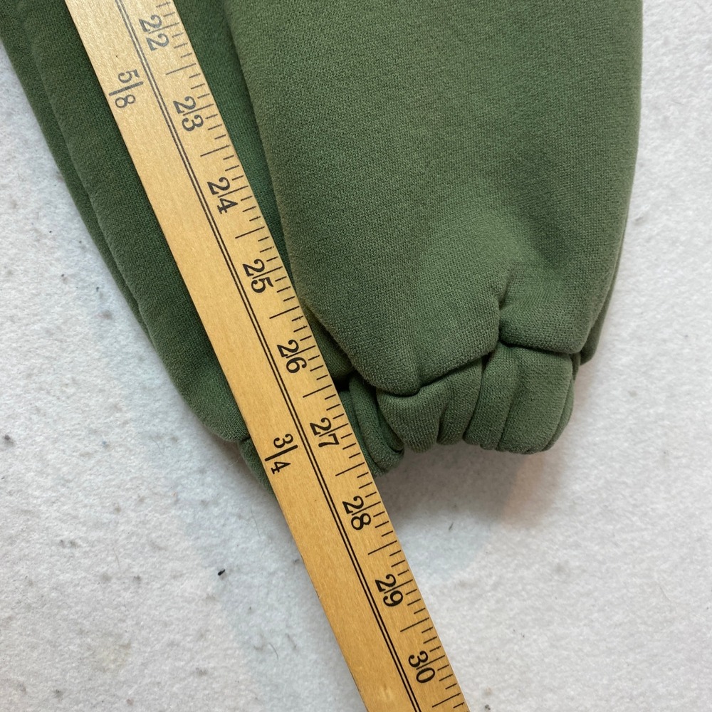 Olive Green Jogger Sweatpants - Women's Track Pants - Picture 7 of 7